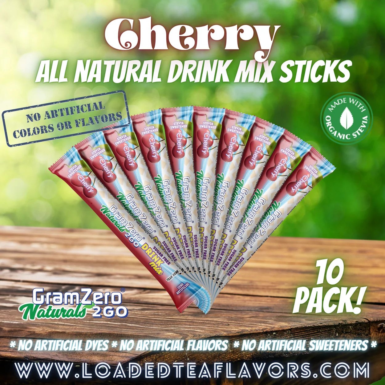 Sugar Free Drink Mix Sticks 2GO