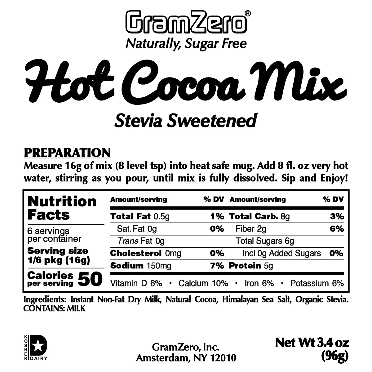 HOT COCOA Mix ☕ Instant No Sugar Added Hot Chocolate Mix - Image 3